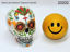 Imagen de ADORNO CALAVERA COLORIDA 8X8.5CM 2.26